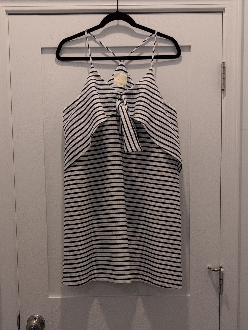 Maeve - White & Black Mini Dress